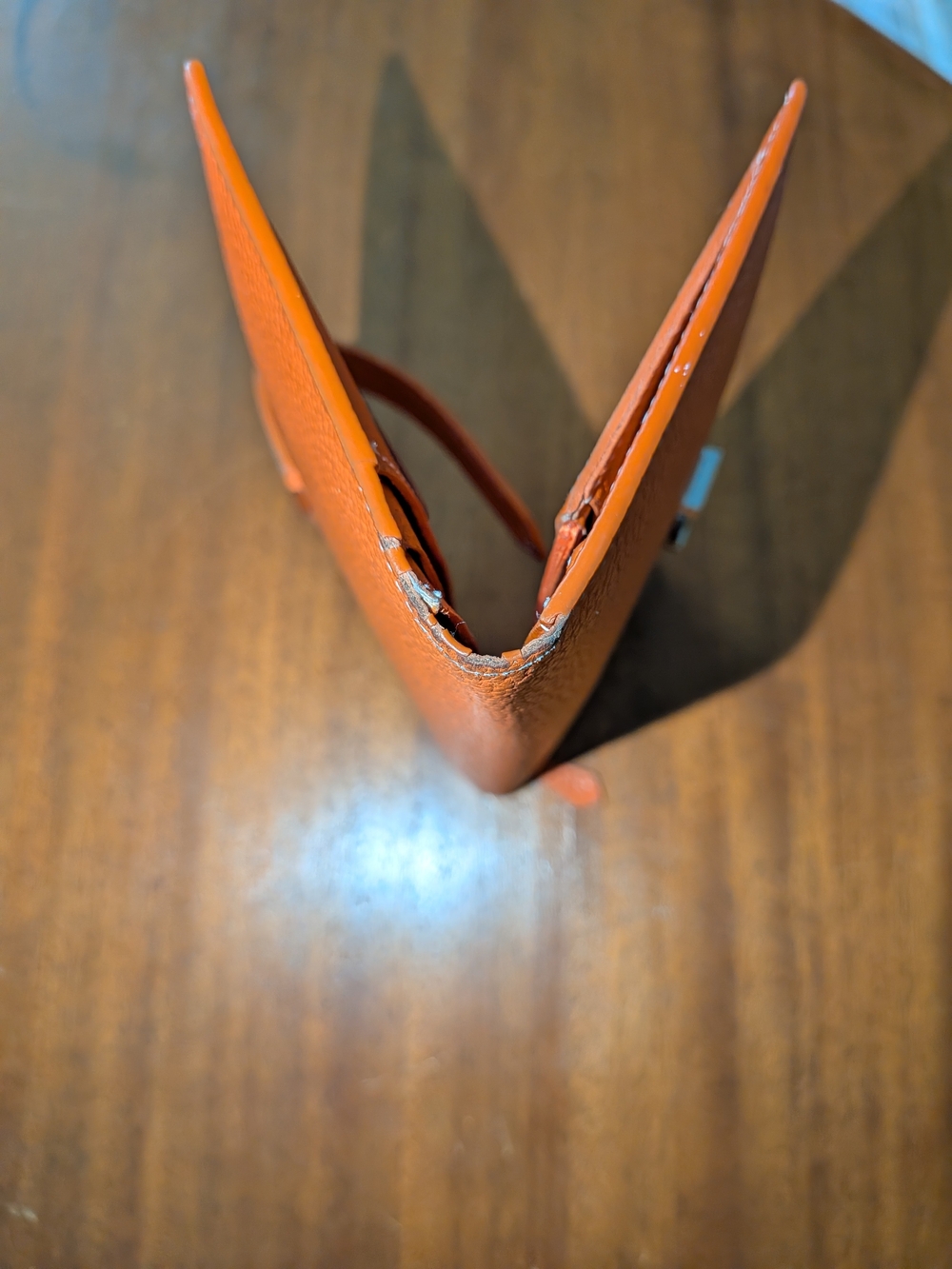 Hermes Bearn Long Leather Wallet. Authentic. B Condition. Beautiful Wallet. - Picture 11 of 13